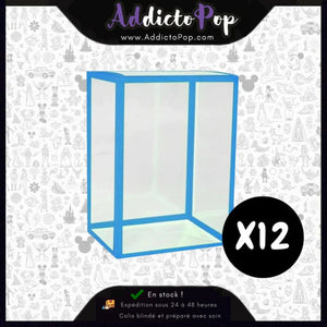 Lot de 12 Protection pour Funko Pop! Taille Standard (Shrink Wrap) (Glow in the Dark : Blue)