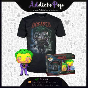 Funko Pop! & Tee DCeased [480] - Joker Black Light (Special Edition)