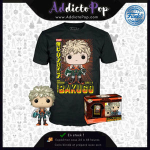 Funko Pop! &amp; Tee My Hero Academia [249] - Bakugo (Metallic) (Special Edition) 