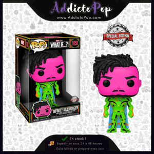 Funko Pop! Marvel What If..? [1058] - Infinity Killmonger 10" (Black Light) (Special Edition)
