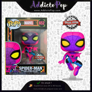 Funko Pop! MARVEL [652] - Spider-Man (Black Light) (Special Edition)
