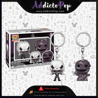 Funko Pop! Keychain L'Étrange Noël de Monsieur Jack [2-Pack] - Jack & Oogie Boogie