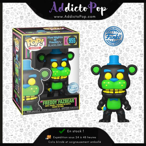 Funko Pop! Five Nights at Freddy's (FNAF) [955] - Freddy Fazbear (Black Light) (Special Edition)