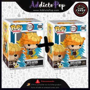 Funko Pop! Premium Demon Slayer [2502] - Zenitsu Agatsuma (Commune + GITD Chase) 🕓[ETA:08/2026]