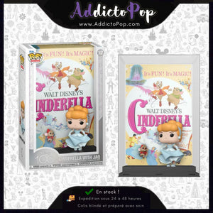 Funko Pop! Disney 100th [12] - Cinderella with Jaq (Movie Poster) 