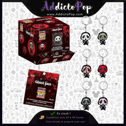 🔪 Porte-clés Funko Pocket Pop! Ghost Face – Modèle Aléatoire ou Au Choix