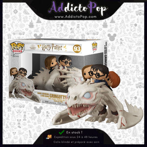 Funko Pop! Harry Potter [93] – Harry, Hermione & Ron sur le Dragon de Gringotts