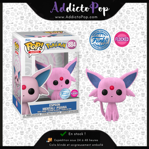 Funko Pop! Pokémon [884] - Espeon/Mentali/Psiana (Flocked) (Special Edition) 