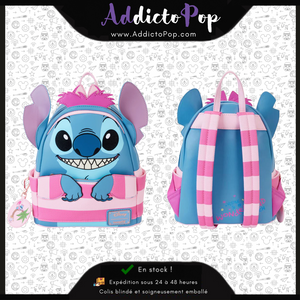 Loungefly Disney Lilo &amp; Stitch backpack - Stitch in Cheshire Cat (Exclusive) [IMPORT] 