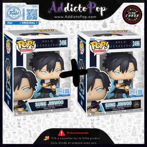 Funko Pop! Solo Leveling [2496] - Sung Jinwoo (Blue Aura) (Commune + GITD Chase) (Special Edition) 🕓[ETA:09/2026]