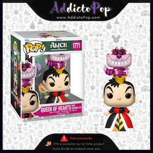 Funko Pop! Premium Disney Alice In Wonderland [1771] - Queen Of Hearts with Cheshire Cat 🕓[ETA:08/2026]