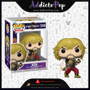 Funko Pop! Games Street Fighter 6 [1258] - Ken 🕓[ETA:08/2026]