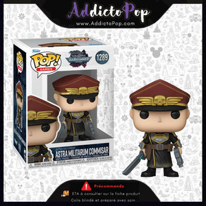 Funko Pop! Games Warhammer 40k [1289] - Astra Militarum Commisar 🕓[ETA:08/2026]