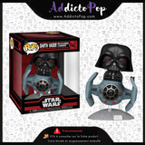 Funko Pop! Star Wars [742] - Tie Advanced with Darth Vader (Darkside) (Deluxe)