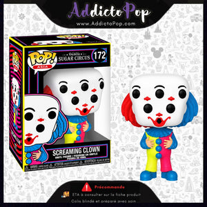 Funko Pop! Ron English's Sugar Circus [172] - Screaming Clown (Black Light) (Asia/Shanghai Exclusive) 🕓[ETA:07/2026]