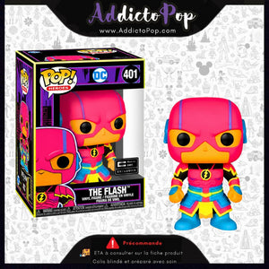 Funko Pop! DC Comics [401] - The Flash (Black Light) (Asia/Shanghai Exclusive) 🕓[ETA:07/2026]
