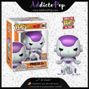 [Boîte endommagée] Funko Pop! Dragon Ball Z [861] - Frieza (4th Form) (Metallic) (Only in Pop&Tee)