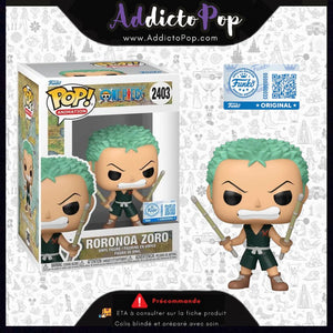 Funko Pop! One Piece [2403] - Roronoa Zoro (Kid) with Katana (Special Edition) 🕓[ETA:10/2026]