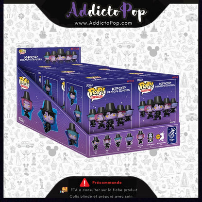 Funko Pop! Mystery KPop Demon Hunters – Carton Scellé de 6 Modèles Aléatoires (Chase Possible 1/72 + Worldwide Chase Possible) 🕓[ETA:09/2026]