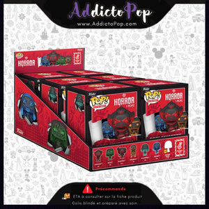 Funko Pop! Mystery Warner Bros Horror – Carton Scellé de 6 Modèles Aléatoires (Chase Possible 1/72 + Worldwide Chase Possible) 🕓[ETA:09/2026]