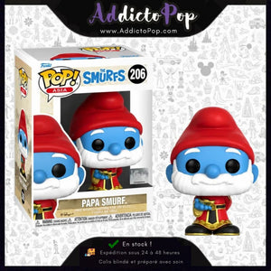Funko Pop! The Smurfs (Les Schtroumpfs) [206] - Papa Smurf (Asia/Shanghai Exclusive)