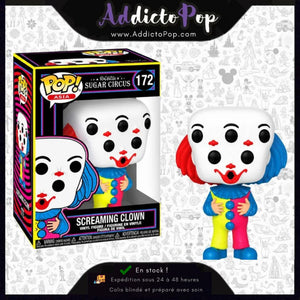 Funko Pop! Ron English's Sugar Circus [172] - Screaming Clown (Black Light) (Asia/Shanghai Exclusive)