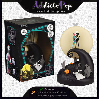 Lampe L'étrange Noël de Mr. Jack - Diorama Jack & Sally
