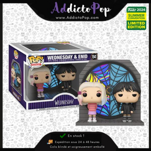 Funko Pop! Wednesday (Netflix) [1541] - Wednesday Addams &amp; Enid (Movie Moment) (2024 Summer Convention Exclusive) 
