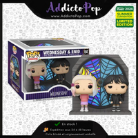 Funko Pop! Wednesday (Netflix) [1541] - Wednesday Addams & Enid (Movie Moment) (2024 Summer Convention Exclusive)