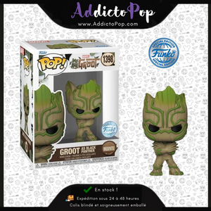 Funko Pop! MARVEL We Are Groot [1398] - Groot as Black Panther (Special Edition) 