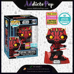 Funko Pop! Star Wars [848] – Darth Maul (Kyber Crystal) (2026 Summer Convention Exclusive) (Limited Edition Supreme) (9.500 Pcs)