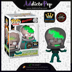 Funko Pop! Mars Attack [1877] - Martian Soldier (GITD Chase) (Speciality Series Exclusive)