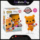 Funko Pop! Winnie The Pooh [1008] - Winnie The Pooh (St Valentin) (Flocked) (Special Edition)