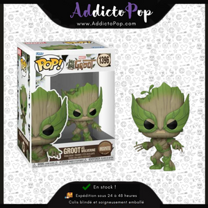 Funko Pop! MARVEL We Are Groot [1396] - Groot as Wolverine 