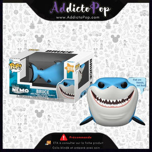 Funko Pop! Disney Pixar Le Monde de Nemo [1816] - Bruce (Sayings) 🕓[ETA:11/2026]