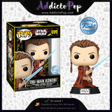 Funko Pop! Star Wars : The Phantom Menace [699] - Obi-Wan Kenobi (Retro) (Special Edition)