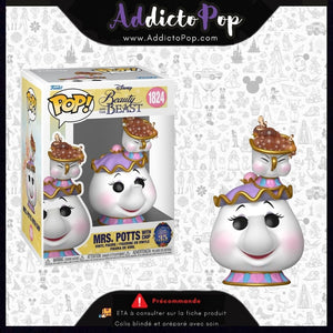 Funko Pop! Town Disney Beauty & The Beast [1824] - Mrs. Potts with Chip 🕓[ETA:11/2026]