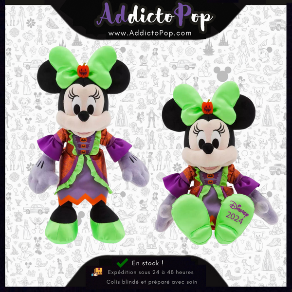 Peluche d'Halloween Minnie 2024 (Disneyland Paris Exclusive)