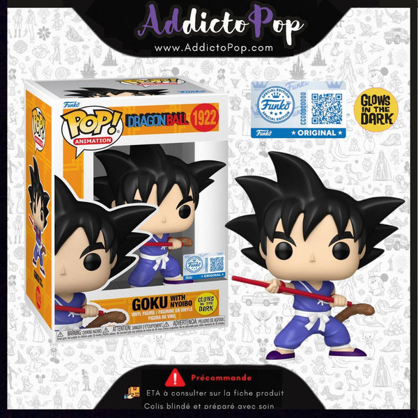 Funko Pop! Dragon Ball [1922] - Goku with Nyoibo (GITD) (Special Edition)