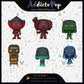 Funko Pop! Mystery Warner Bros Horror – Carton Scellé de 6 Modèles Aléatoires (Chase Possible 1/72 + Worldwide Chase Possible)
