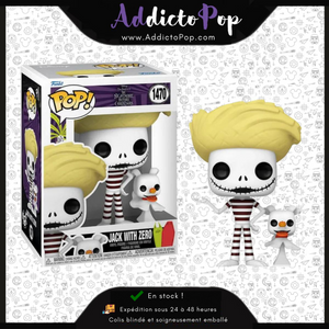 [Boîte endommagée] Funko Pop! L´étrange Noël de Mr. Jack [1470] - Jack with Zero (Summer)