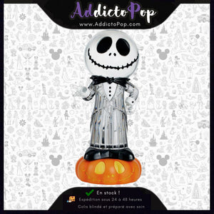 Disney The Nightmare Before Christmas – Lanterne Halloween Jack Skellington Lumineuse à Paillettes 40 cm