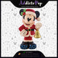 Jim Shore Disney Mickey Mouse – Grande Figurine de Noël avec Clochettes 43 cm