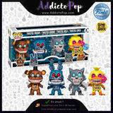 Funko Pop! Five Nights at Freddy's [4-Pack] - Twisted Freddy/Twisted Bonnie/Twisted Wolf/Twisted Chica (GITD) (Special Edition)