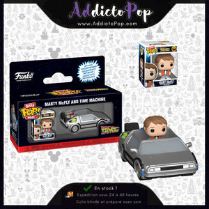 Funko Bitty Pop! Retour Vers Le Futur - Marty McFly and Time Machine