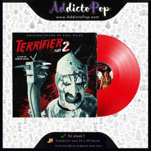 Terrifier 2 Original Score By Paul Wiley Édition Limitée Vinyle Rouge Transparent