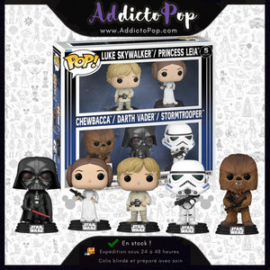 Funko Pop! Star Wars [5-Pack] – Luke Skywalker/Princess Leia/Chewbacca/Darth Vader/Stormtrooper