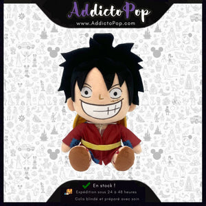 Peluche One Piece - Luffy Wano (Sitting) 22cm