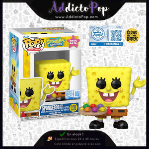 Funko Pop! Spongebob Squarepants [2312] - SpongeBob with Pretty Patties (GITD) (Special Edition)