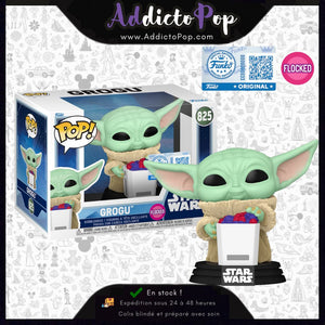 Funko Pop! Star Wars : Mandalorian & Grogu [825] - Grogu (Flocked) (Special Edition)